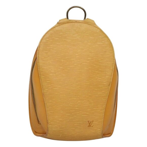 LOUIS VUITTON Epi Mabillon Backpack Yellow LV Auth - Picture 2 of 16